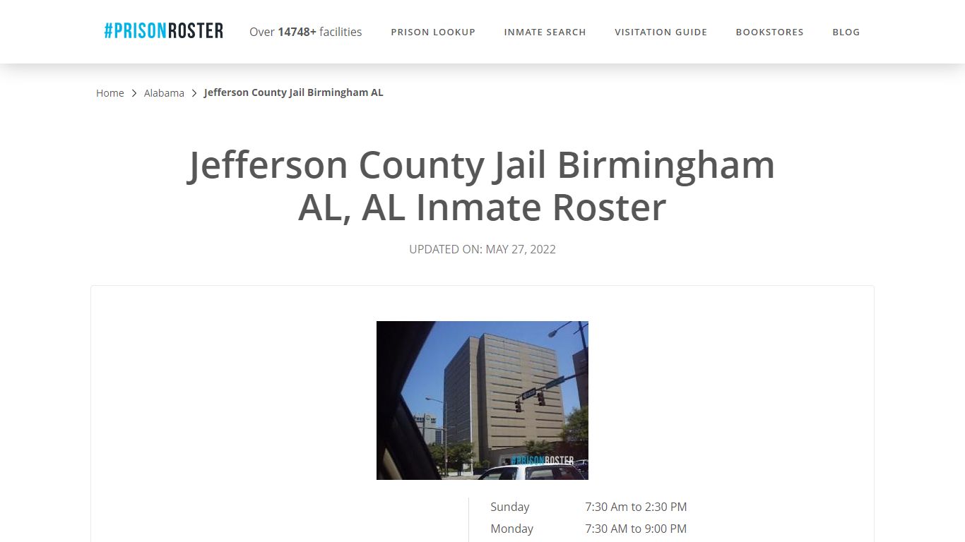 Jefferson County Jail Birmingham AL, AL Inmate Roster
